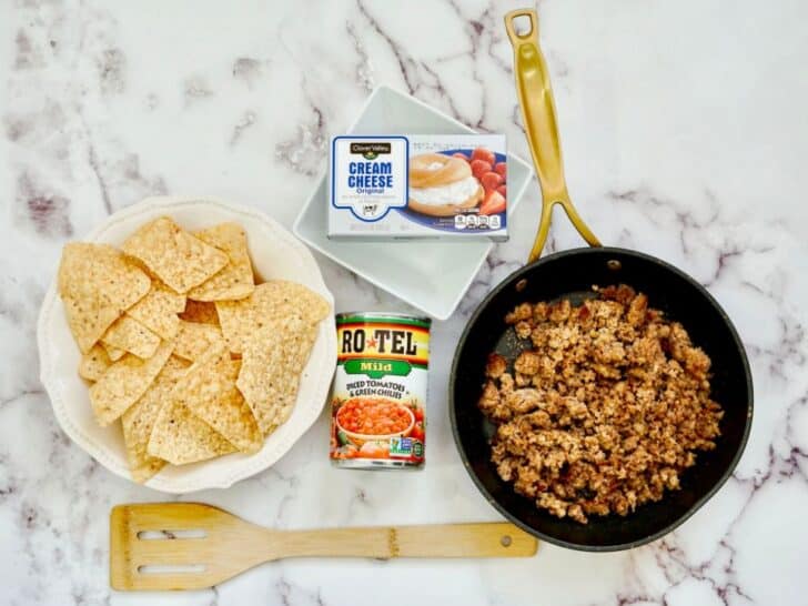 3 Ingredient Rotel Sausage Dip Recipe