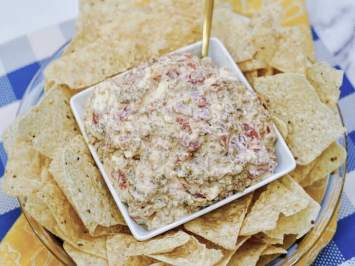 3 Ingredient Rotel Sausage Dip Recipe