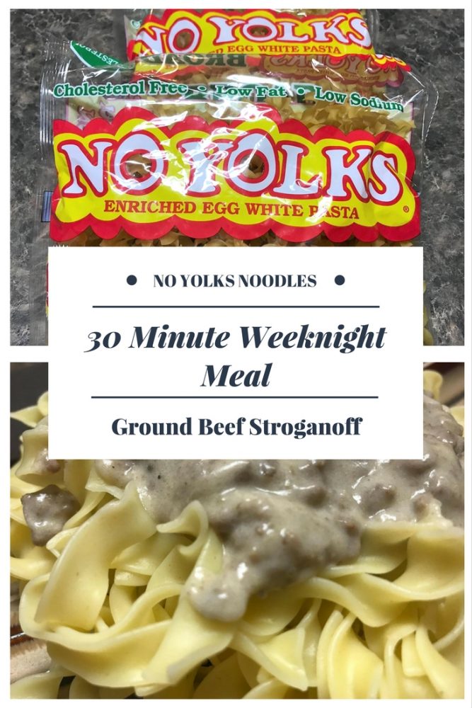 Easy & Quick Ground Beef Stroganoff Recipe #NoOtherNoodle #NoYolks #IC #AD