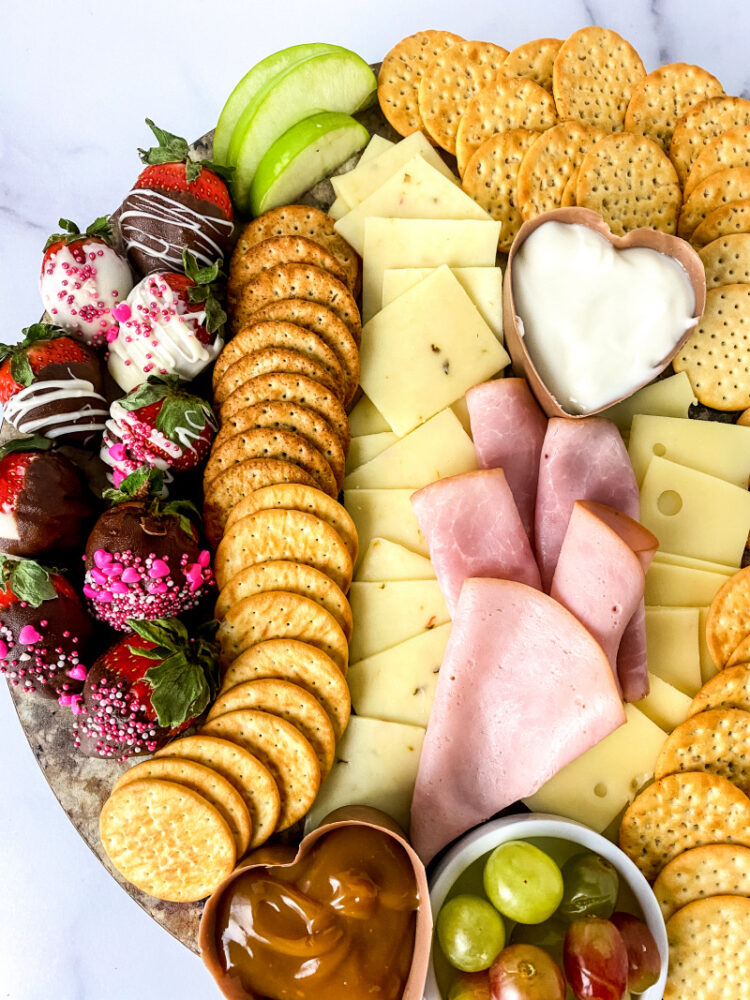 Adult Valentine’s Day Charcuterie Board