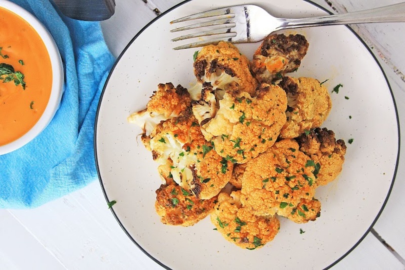 Air Fryer Buffalo Cauliflower