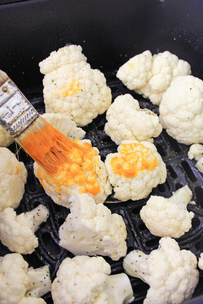 Air Fryer Buffalo Cauliflower