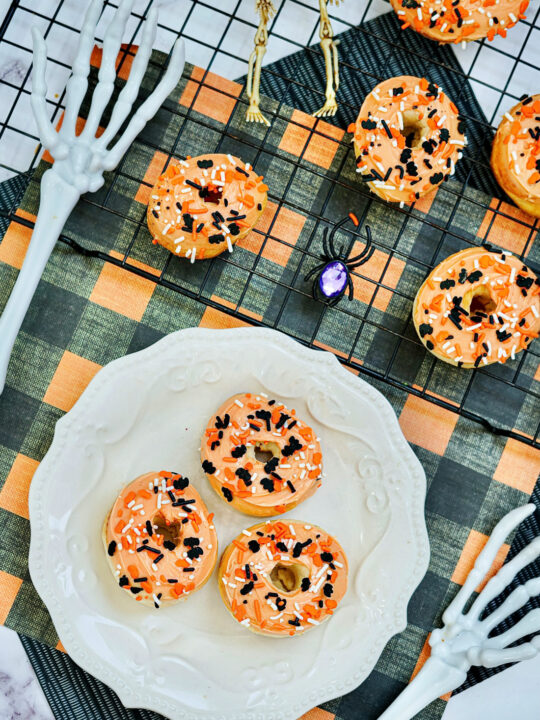 Air Fryer Halloween Donuts