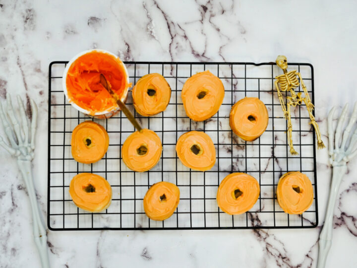 Air Fryer Halloween Donuts