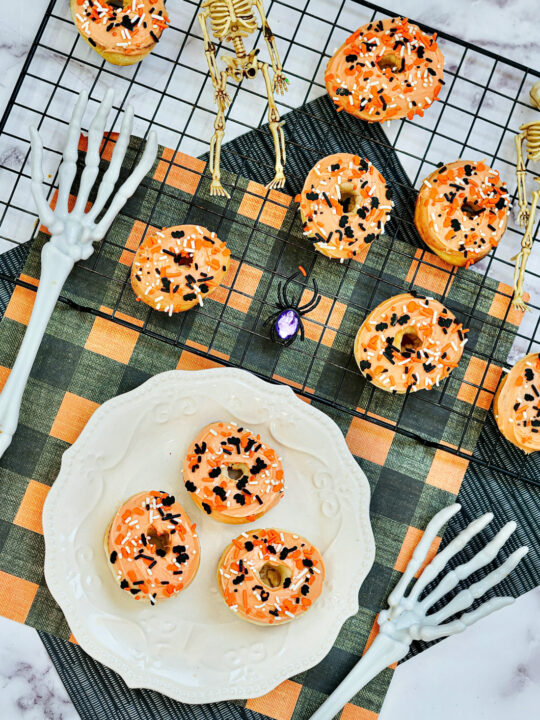 Air Fryer Halloween Donuts