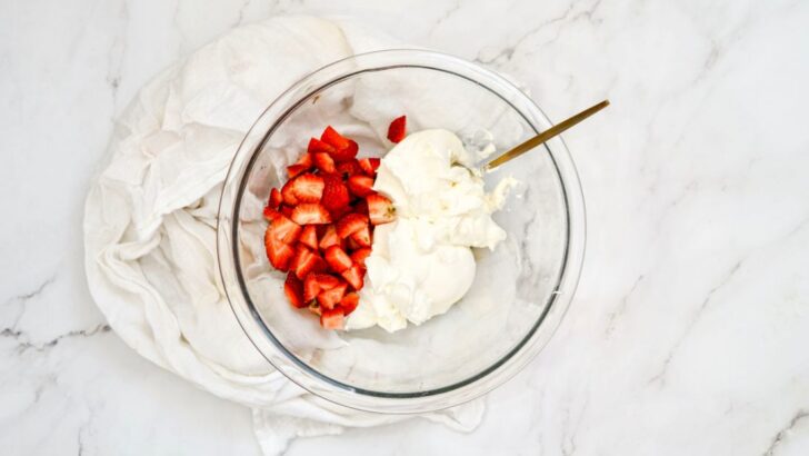 Air Fryer Strawberry Chimichangas