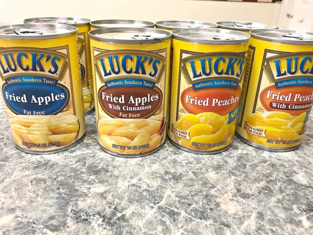 I use Luck's Canned Apple- for my Apple Crisp