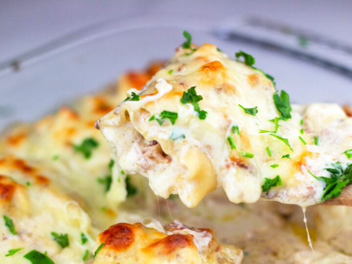 Chicken and Bacon Alfredo Roll-Ups