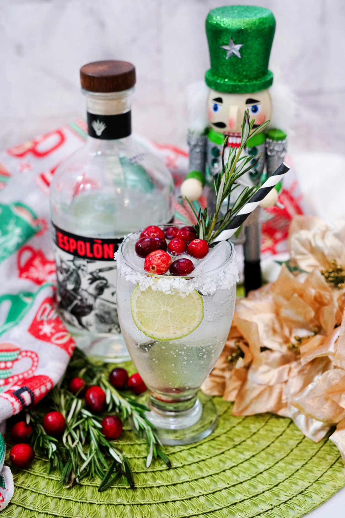 Christmas Ranch Water Cocktail