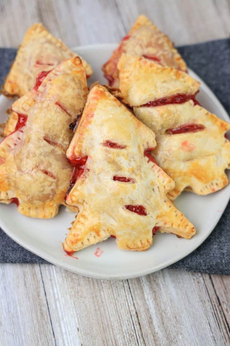 Christmas Tree Cherry Hand Pies Recipe