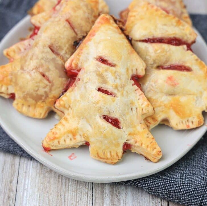 Christmas Tree Cherry Hand Pies Recipe