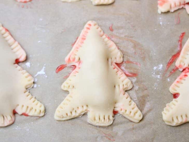 Christmas Tree Cherry Hand Pies Recipe