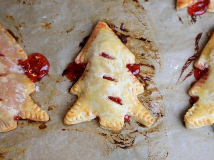 Christmas Tree Cherry Hand Pies Recipe