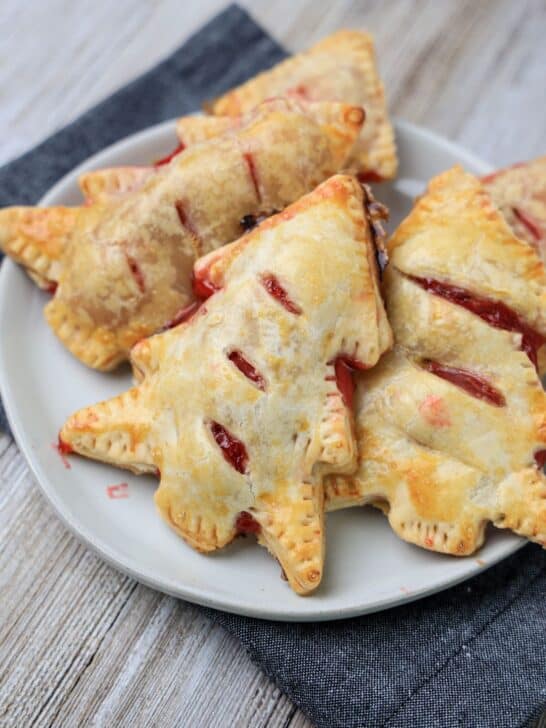 Christmas Tree Cherry Hand Pies Recipe