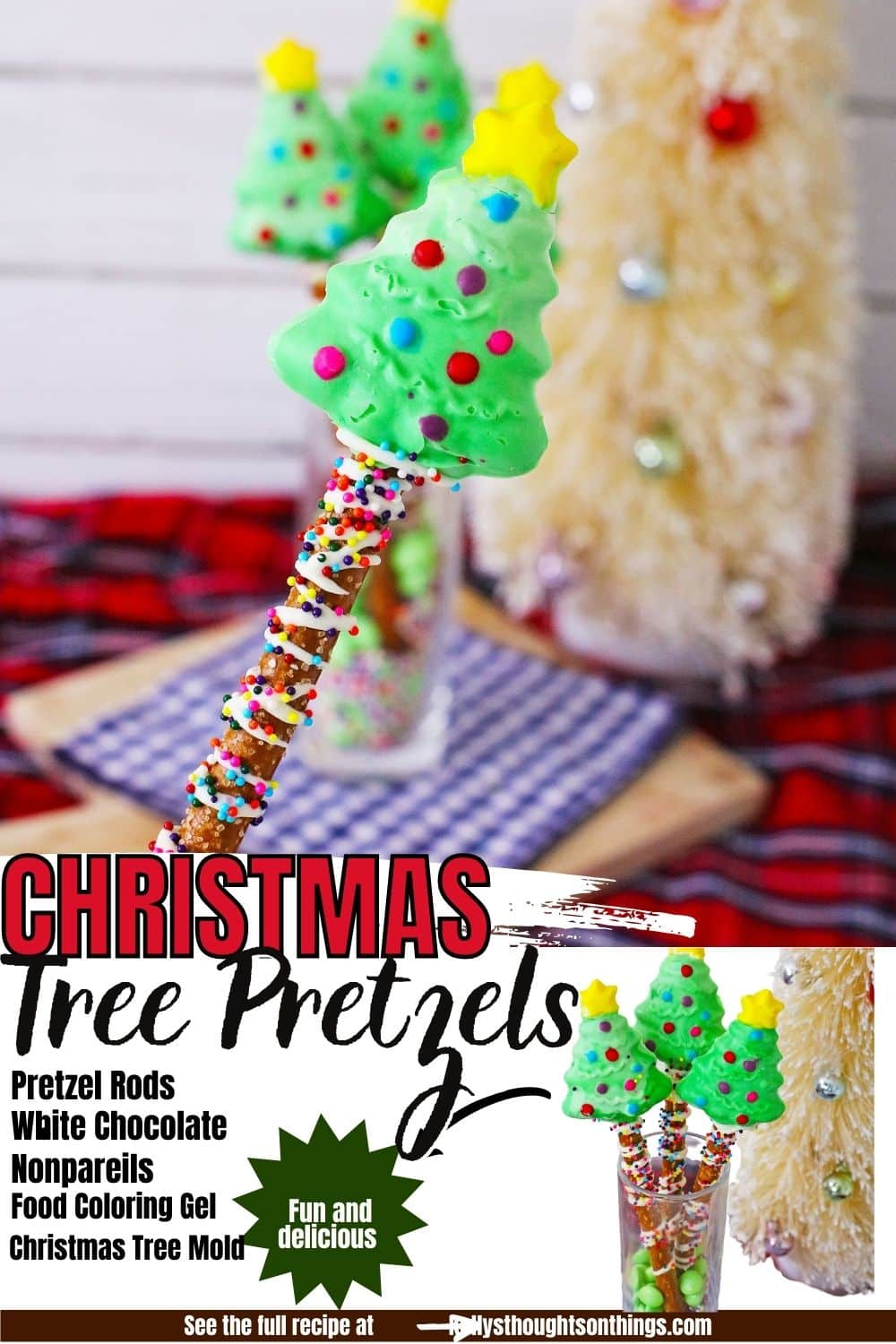 Christmas Tree Pretzels a Festive Treat