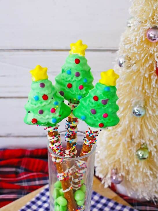 Christmas Tree Pretzels Recipe