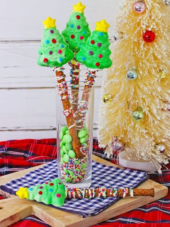 Christmas Tree Pretzels Recipe