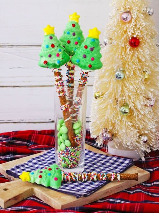 Christmas Tree Pretzels Recipe