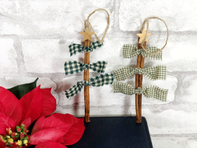 Cinnamon Stick Christmas Tree Ornament