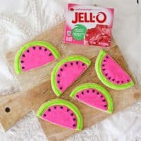 Colorful Watermelon Cookies