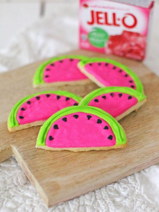 Colorful Watermelon Cookies