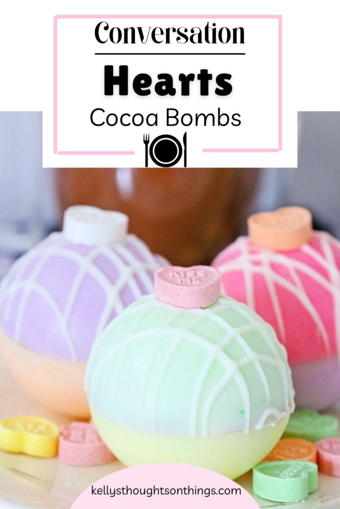 Conversation Hearts Hot Cocoa Bombs