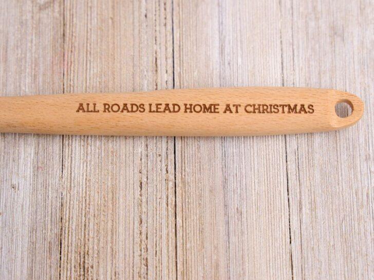 Crafting the "All Roads Lead Home At Christmas" Spoon with Xtool M1