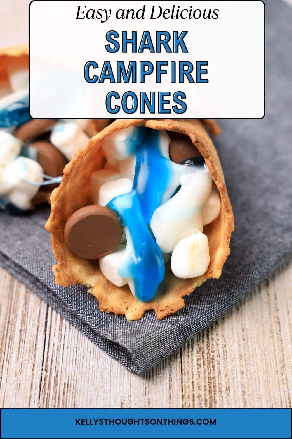 Dive into Sweetness with Shark Campfire Cones