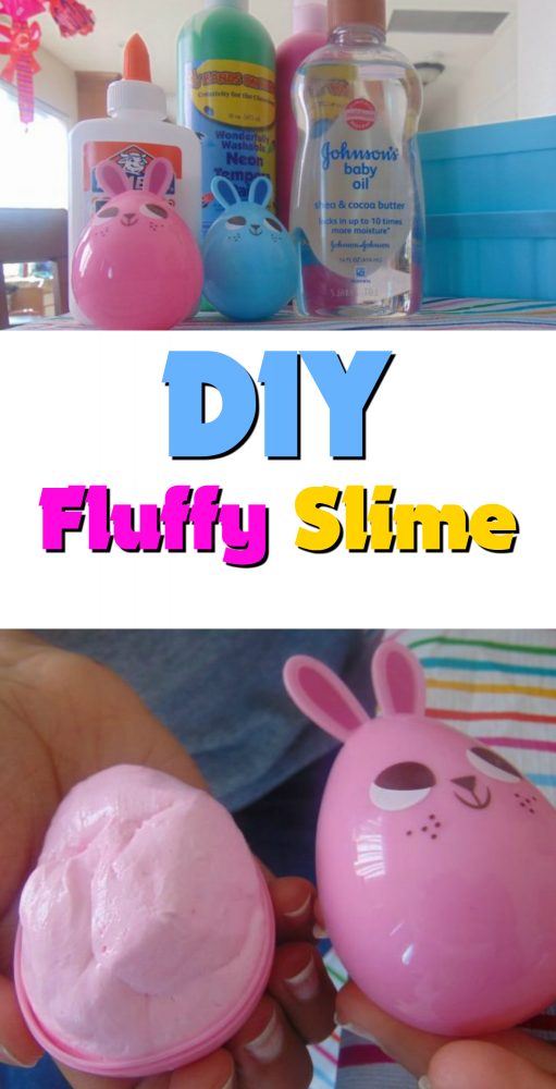 DIY Fluffy Slime Recipe- Make It yourself! Have fun with the kids. #Slime #slimerecipe #diy #fluffyslime