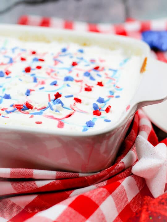 Patriotic Poke Cake