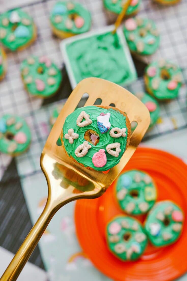 Fun and Easy St. Patrick’s Day Air Fryer Lucky Charms Donuts