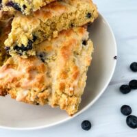 Scones on a plate