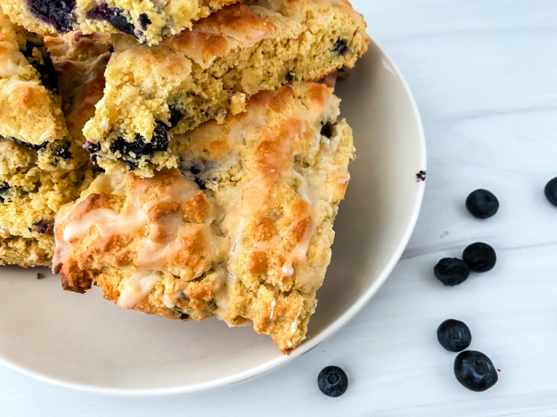 Scones on a plate