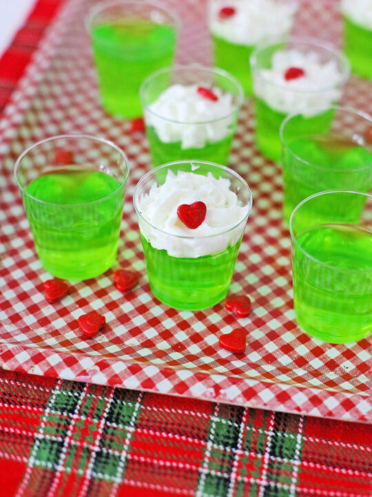 Grinch Jello Shots