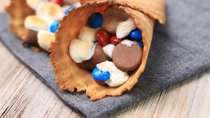 How to Make 4th of July Campfire Cones in 3 Easy Steps