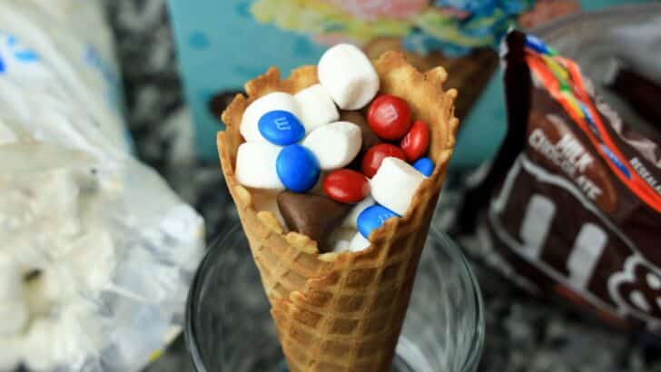 How to Make 4th of July Campfire Cones in 3 Easy Steps