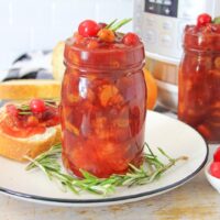 Instant Pot Orange Cranberry Chutney