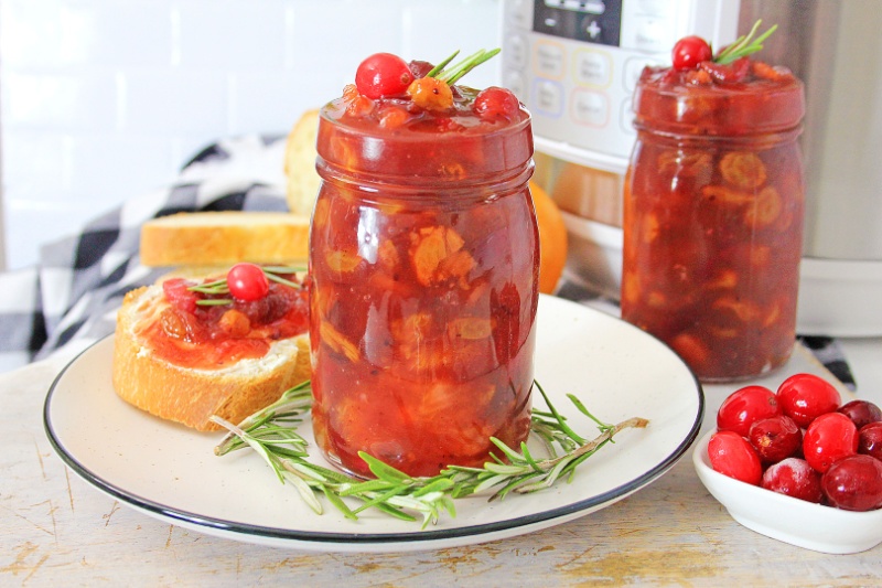 Instant Pot Orange Cranberry Chutney