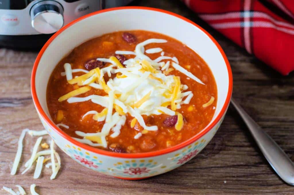 Instant Pot Vegetarian Chili