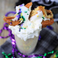 Mardi Gras King Cake Shake