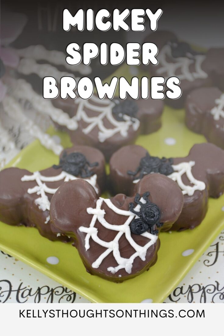 Mickey Spider Brownies