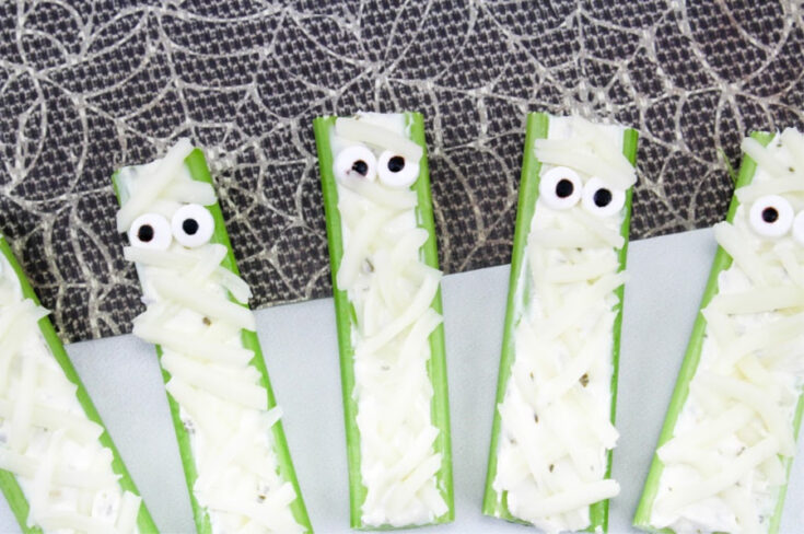 Mummy Celery Sticks