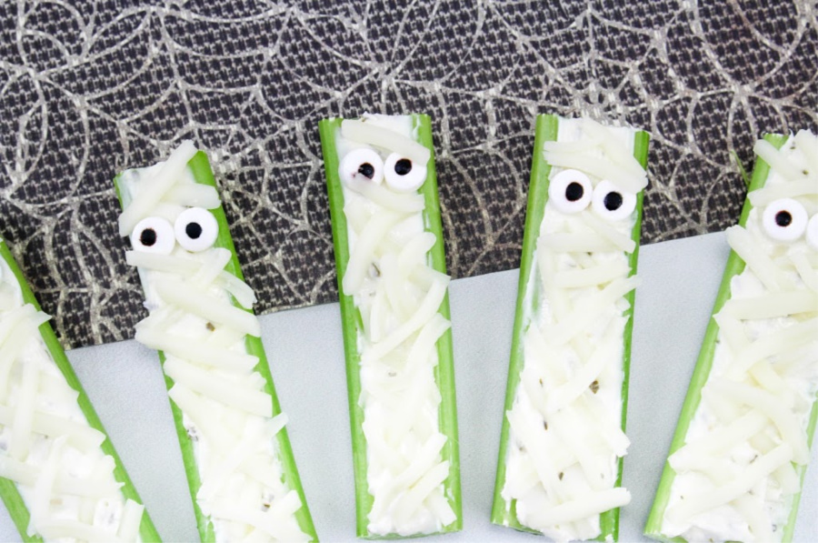 Mummy Celery Sticks