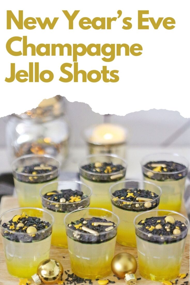 New Year’s Eve Champagne Jello Shots