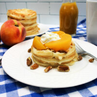 Absolutely Amazing Peach Pecan Waffles Recipe