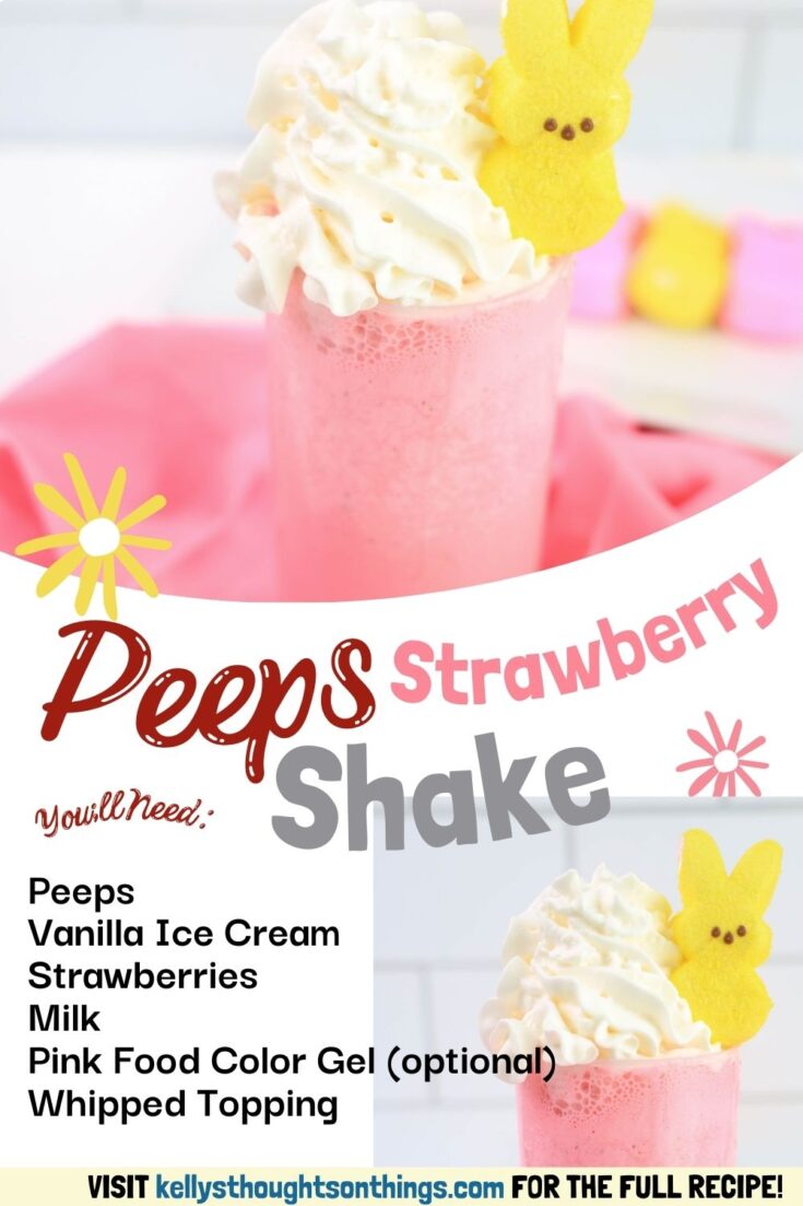 Peeps Strawberry Shake