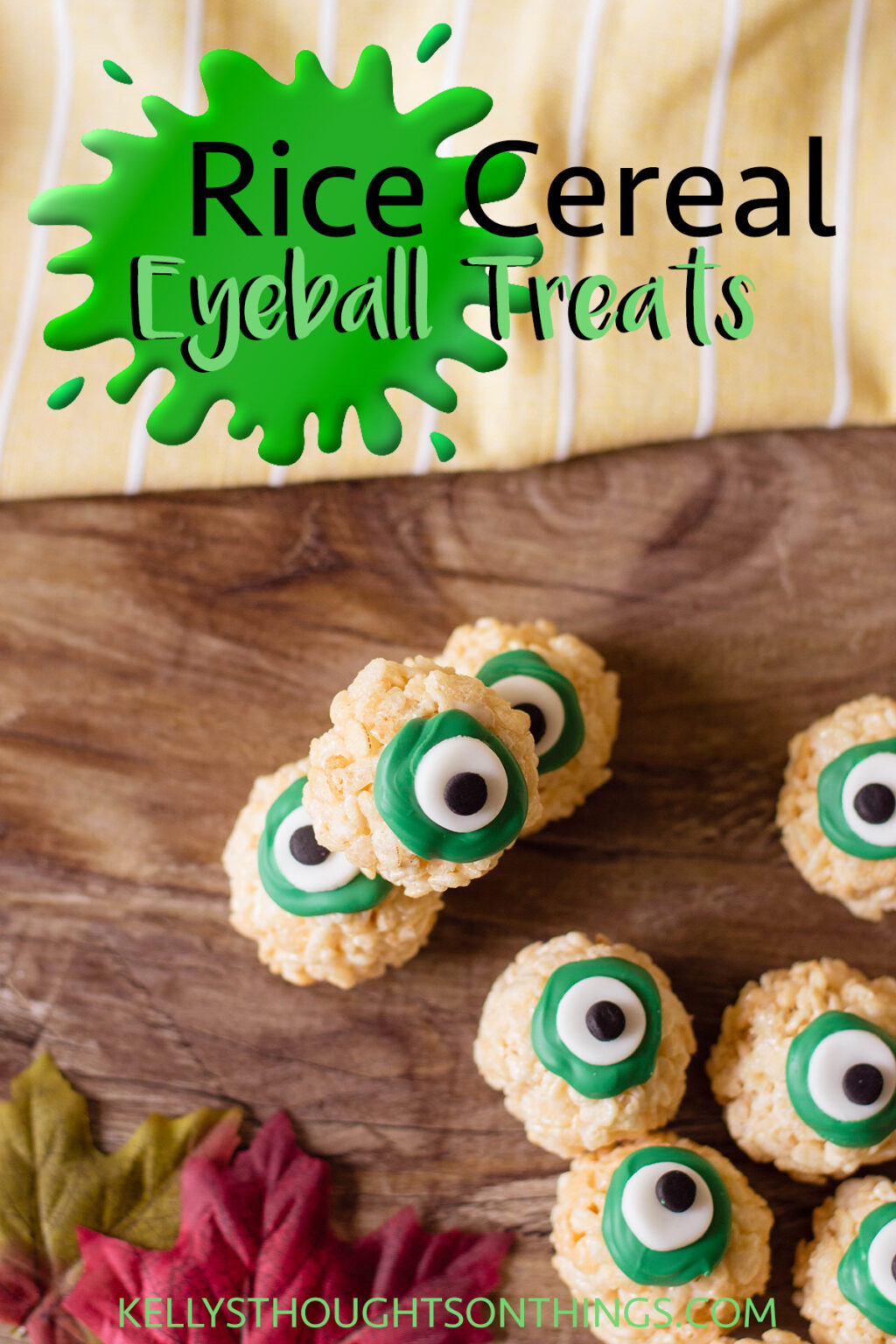 Rice Krispie Eyeballs