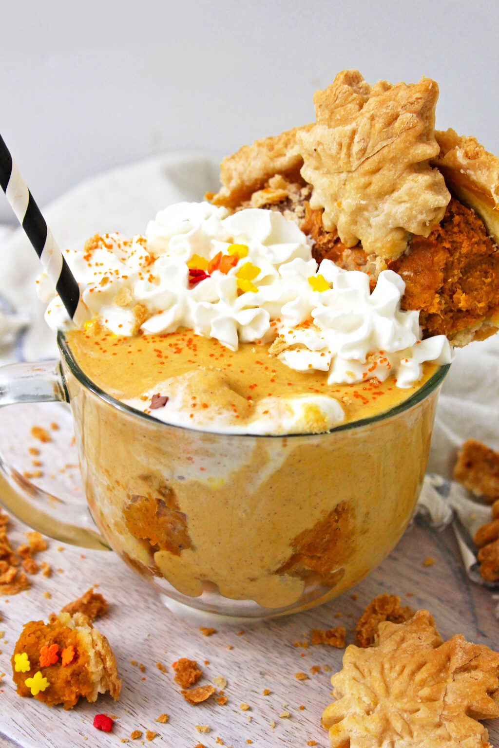 Pumpkin pie milkshake