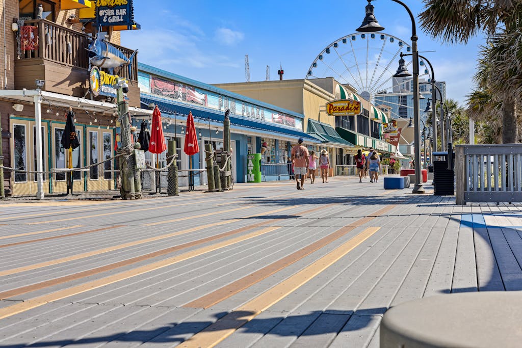 Promenade in Myrtle Beach, USA