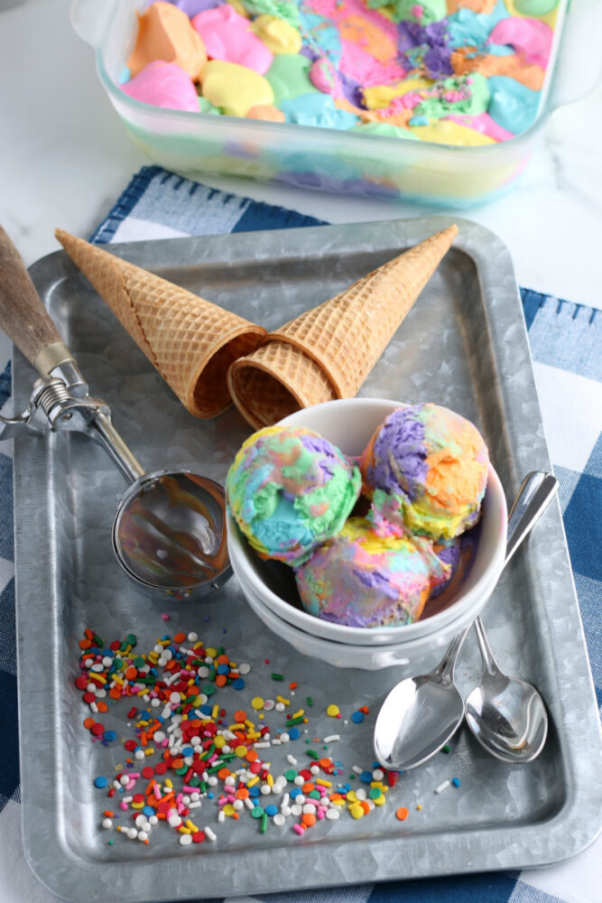 Rainbow Ice Cream